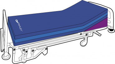 Preview: TRI-Flex Platinstandard Pflegematratze, Schmerzpatienten und Dekubituspatienten