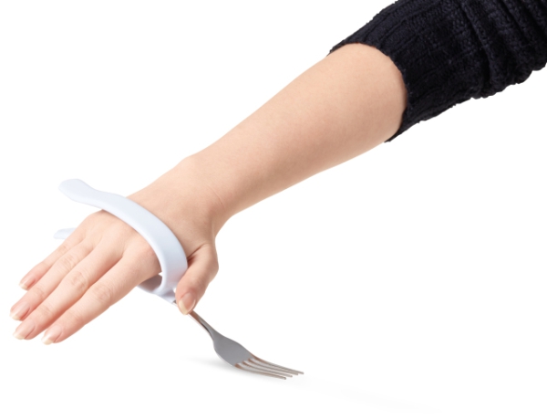 Gabel mit Handklammer